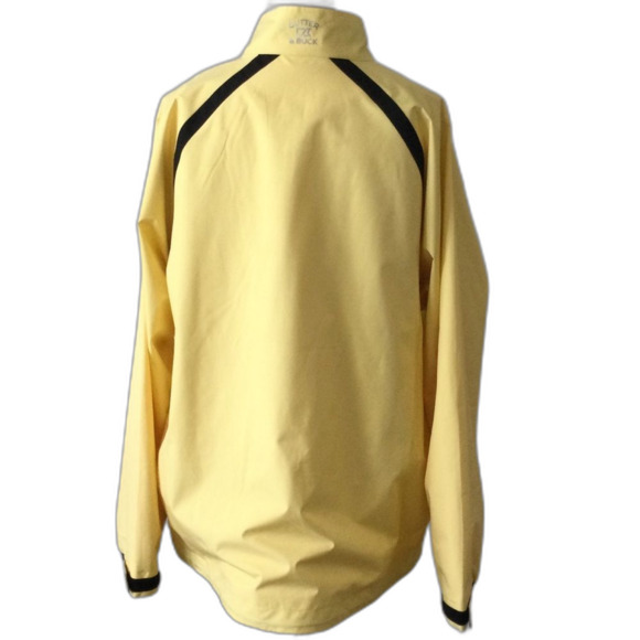 Cutter & Buck Windbreaker Jacket Men’s Size Large Yellow CB WeatherTec Pullover - Picture 8 of 13